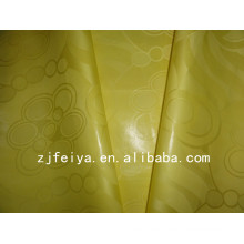 New Arrival Yellow Guinea Brocade Super Bazin Riche West African Garment Fabric Soft 100% Cotton Material High Quality